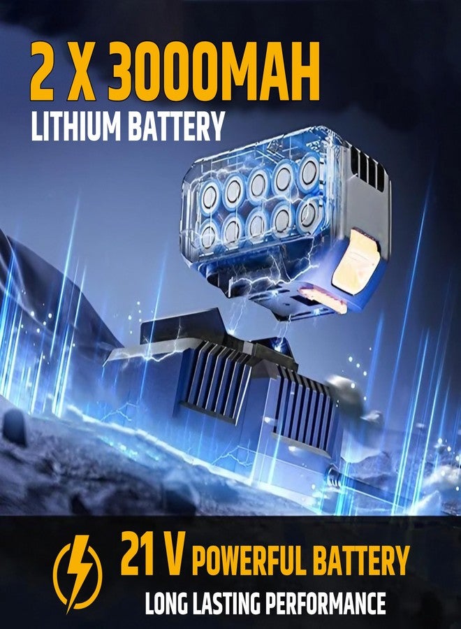 Tomahawk 20V Brushless Cordless Impact Wrench T8582, 300Nm Torque, ½” Square Drive + ¼” Hex, 2×3.0Ah Batteries, LED Light, Heavy Duty Professional Tool - Image 5